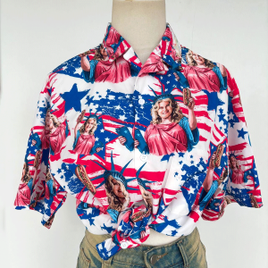 Funny 4th Of July Hotdog Hawaii Shirt, Hotdog 4th July Hawaii