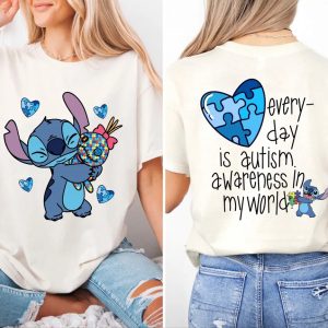 Stitch Autism Awareness T-shirt, Disney Autism Shirt, Awareness Day Shirt, Autism Awareness Month Tee