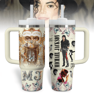 Michael Jackson Music Custom Stanley Cup 40 oz 30 oz Tumbler With Handle