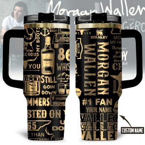 Morgan Wallen Music Custom Stanley Cup 40 oz 30 oz Tumbler With Handle